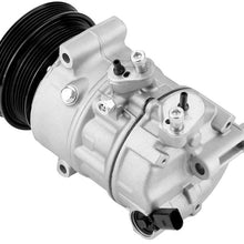 Air Conditioning Compressor, Iron AC Compressor and A/C Clutch IG567 CO4574JC Fits for Beetle 2006 2007 2008 2009 2010 2011 2012 2013 2014