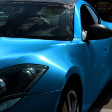 VViViD Metallic Blue Brushed Metal Vinyl Wrap Roll XPO Air Release Technology (6ft x 5ft (Hood, Roof or Trunk Wrap Kit))