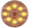 Maxxima Amber Clearance Marker Light, J592e, P2, Grommet, Round Amber Includes Pigtail M16280YCL - 1 Each
