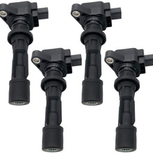 GERMBAN UF516 Set of 4 pcs Ignition Coils Fits for 2006-2009 Ford Fusion Mercury Milan L4 2.3L DG516 C1593 6E5Z-12029-AA