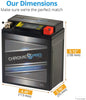 Chrome Battery YTX7L-BS iGel Power Sports Battery - Rechargeable, High Performance, Factory Sealed, AGM
