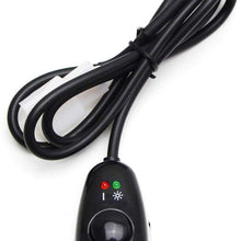 iJDMTOY (1) Water Tear Drop Shape 12V Push Button Switch With Red/Green LED Indicator Lights For Fog Lights, DRL, LED Light Bar, etc