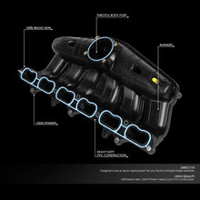 DNA Motoring OEM-ITM-012 Factory Styel Upper Intake Manifold Assembly Replacement