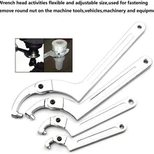 Vmotor Chrome Vanadium Adjustable C Spanner Hook Wrench Tool - 3/4-2"(19-51mm)