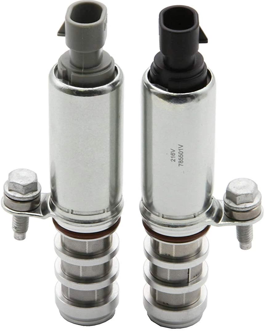 2 PCS Intake & Exhaust Camshaft Position Actuator Solenoid Control Valve 12655420 12655421 917-215 917-216 for GM Chevy Cobalt Malibu G5 G6 HHR Buick Pontiac 2.0L 2.2L 2.4L