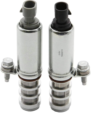 2 PCS Intake & Exhaust Camshaft Position Actuator Solenoid Control Valve 12655420 12655421 917-215 917-216 for GM Chevy Cobalt Malibu G5 G6 HHR Buick Pontiac 2.0L 2.2L 2.4L