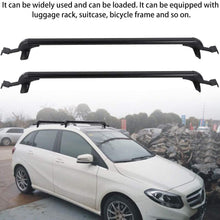 Greensen Cross Bars Roof Racks, Rooftop Luggage Crossbars with Lock, Aluminum Cross Bar Replacement for Carrying Cargo Carrier Bag Canoe Kayak Bike Luggage