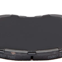 BRAKEUS Professional Ceramic Pads Fit for 1997-1999 Acura CL, 1990-2002 Honda Accord, 2010-2011 Honda Civic