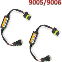 Xotic Tech 2pcs LED Headlight Decoder 9005 9006 9012 CAN-Bus Resistor Anti-Flicker Error Canceller