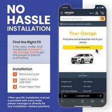 Spearhead Premium Breathe Easy Cabin Filter, Up to 25% Longer Life w/Activated Carbon (BE-161)