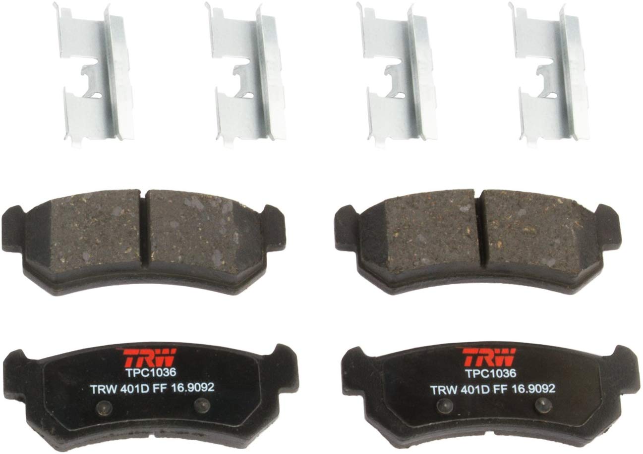 TRW TPC1036 Premium Ceramic Rear Disc Brake Pad Set