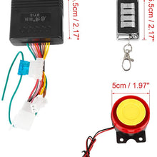 F FIERCE CYCLE DC 9-24V Motorcycle Scooter Anti-theft Alarm System Remote Control Key Remote Kit Engine 125dB Alarm Speaker