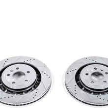 Power Stop AR85141XPR Front Evolution Drilled & Slotted Rotor Pair
