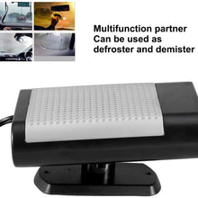 Window Defroster, Aramox Car 12V Portable Electric Window Heater Heating Dryer Windshield Fan Defroster Demister(Gray)