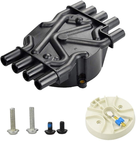 CENTAURUS Compatible with Ignition Distributor Cap and Rotor Kit V8 5.0L 5.7L Replacement for Chevy Trucks Vortec Replacement for Rotor DR474 DR331 D303A, DR2031G, 3D1063, 51-4260