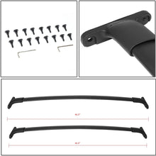 Pair OE Style Aluminum Bolt-on Top Rail Roof Rack Cross Bar Luggage Carrier Replacement for Ford Explorer 16-18