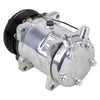 AC Compressor & 7 Groove A/C Clutch Replaces Sanden SD5H14 4514 6629 6669 - BuyAutoParts 60-02100NA New