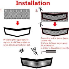 AUCD Universal Black Aluminum Racing Grille Mesh Vent Car Tuning Grill Body Grille Net Mesh Grill Section 100cm x 33cm