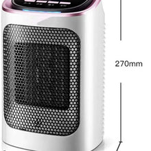 Zyyqt Fan Heaters, Ceramic Electric Heater Electric Fan Heater1500w Hot Air Fan + Remote Control + Digital LCD Display Temperature Adjustment (Size : B)