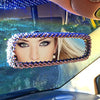 Bling Chrome Faceted Rear View Mirror Cover (with New self Adhesive