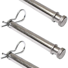 B&W Hitches TS35010 Set of 3 Tow and Stow Stainless Steel Receiver Hitch Pins w/Keeper Clips