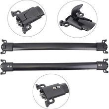 JUEDIMA Black Roof Rack Crossbars Replacement for 2010 2011 2012 2013 2014 2015 2016 2017 Chevy Equinox | GMC Terrain,Rooftop Luggage Crossbars