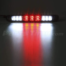 Partsam Replacement For Chevrolet Silverado 2007-2013/GMC Sierra 1500 2500 3500 2014 Classic Model Red/White LED Smoke Lens High Mount 3rd Third Brake Light Cargo Tail Lamp