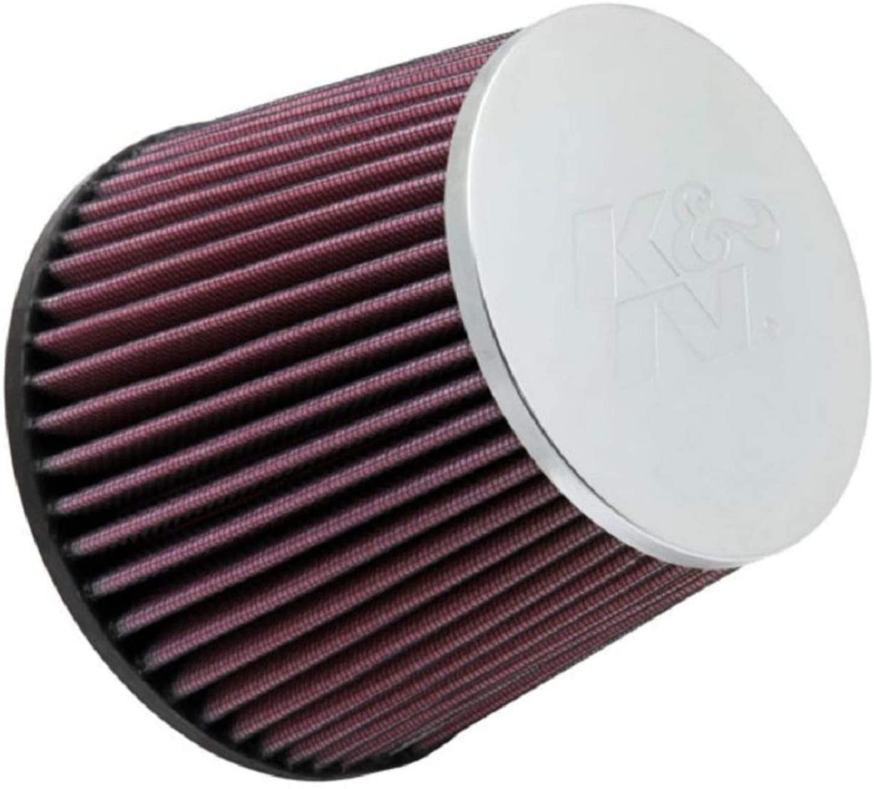 K&N Universal Clamp-On Air Filter: High Performance, Premium, Washable, Replacement Filter: Flange Diameter: 2.75 In, Filter Height: 5 In, Flange Length: 0.75 In, Shape: Round Tapered, RC-5284