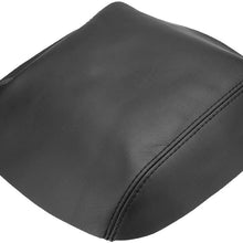 QKPARTS Real Leather Center Console Lid Armrest Cover Fits 2009-2015 Honda Pilot Black NEW