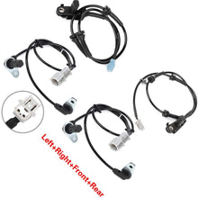 FEIPARTS ALS643 ALS642 Left Right Front Rear Anti-lock Braking System ABS Wheel Speed Sensor Replaces for2003-2009 for Nissan 350Z 2003-2006 for Infiniti G35