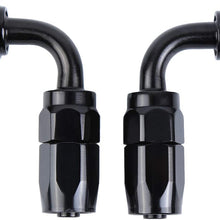 Honhill Fuel Line Hose Kit for Coolant Hose and Oil Hose Repair Projects, 10FT Fuel Line with 6AN Hose End Adapters and Hose Separator Clamps