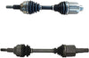 Detroit Axle - Pair (2) Front CV Axle Drive Shafts - USA Made - Driver and Passenger Side - Replacement for Sebring 200 Dodge Journey - V6 Only