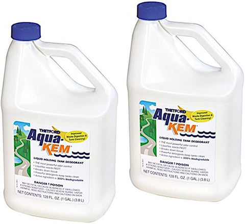 Thetford 28614 Aqua-Kem Holding Tank Treatment - 1 Gallon (Quantity 2)