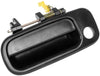 AUTEX 4pcs Black Exterior Outer Door Handle Compatible with Toyota Camry 1993 1994 1995 1996 Front Rear Left Right (Passenger Driver Side)
