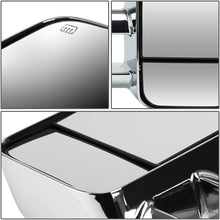 DNA Motoring TWM-020-T999-CH-SM Chrome Powered Tow Mirror+Heat+LED Smoked [For 14-17 Silverado/Sierra]