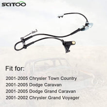 SCITOO 1 pc Front Right ABS Wheel Speed Sensor Fit for 2001 2002 2003 2004 2005 Town Country/Dodge Caravan/Grand Caravan,2001 2002 Grand Voyager ALS252
