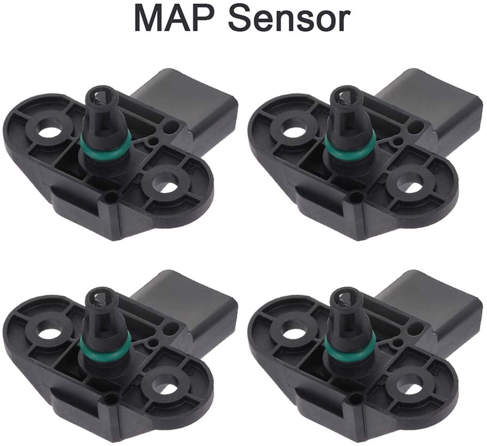 ZENITHIKE Manifold Absolute Pressure Sensor Replacement for 03C906051F 2006-2008 Audi A4 2005-2009 Audi A4 Quattro 2008-2010 Audi A5 Quattro 2005-2011 Audi A6 4pcs