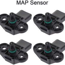 ZENITHIKE Manifold Absolute Pressure Sensor Replacement for 03C906051F 2006-2008 Audi A4 2005-2009 Audi A4 Quattro 2008-2010 Audi A5 Quattro 2005-2011 Audi A6 4pcs