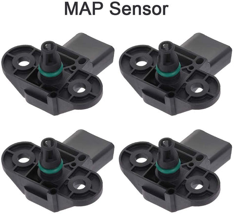 ZENITHIKE Manifold Absolute Pressure Sensor Replacement for 03C906051F 2006-2008 Audi A4 2005-2009 Audi A4 Quattro 2008-2010 Audi A5 Quattro 2005-2011 Audi A6 4pcs