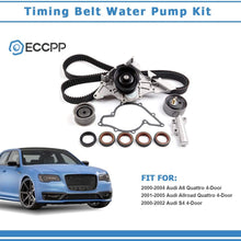 ECCPP Timing Belt Water Pump Kit Fit for 2000-2004 for Audi A6 Quattro 2001-2005 for Audi Allroad Quattro 2000-2002 for Audi S4