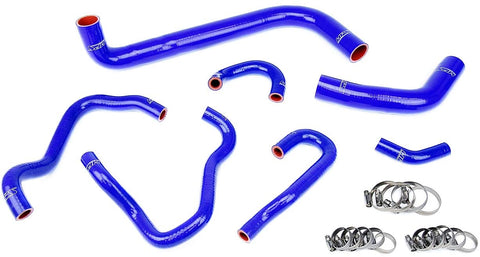 HPS 57-1490-RED Red Silicone Radiator Coolant/Heater Hose Kit