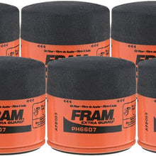 FRAM Ulta Synthetic Automotive Replacement Oil Filter, Designed for Synthetic Oil Changes Lasting up to 20k Miles, XG6607 with SureGrip (Pack of 1)