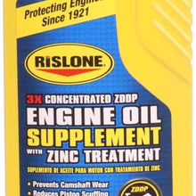 Rislone 4405 Engine Oil Supplement Concentrate with Zinc Treatment - 11 oz.,Yellow