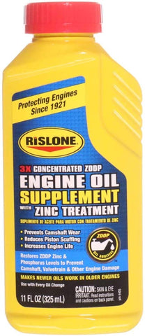 Rislone 4405 Engine Oil Supplement Concentrate with Zinc Treatment - 11 oz.,Yellow