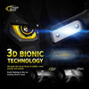 Cougar Motor 9005 Led headlight bulbs, 9600Lm 6500K (HB3) Fanless All-in-One Conversion Kit - 3D Bionic Technology