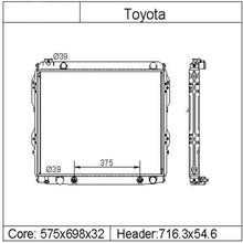 Radiator Compatible with 2000 2001 2002 2003 2004 2005 2006 Toyota Tundra 4.7L V8 ATRD1058