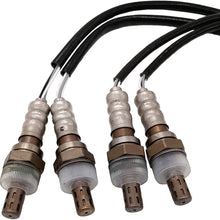 Germban 4pcs O2 Oxygen Sensor Upstream & Downstream Fits for 2005-2006 Dodge Ram 1500 5.7L Jeep Grand Cherokee Liberty 3.7L 2006 Dodge Durango Jeep Commander 234-4593 234-4587