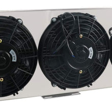 ALLOYWORKS 3 Row All Aluminum Radiator+3 X 9" Fans Shroud+Relay For 1991-2001 Jeep Cherokee XJ/Comanche Series 2.5 4.0L AT/MT