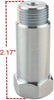 JGR 2PCS Defouler Straight M18 x 1.5 For O2 Oxygen Sensor Lambda Sensor Fitting Bung