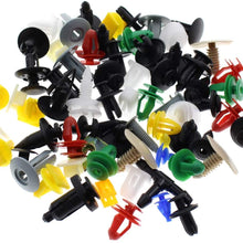 MOTOALL Mixed Auto Car Nylon Bumper Fender Trim Panel Shield Engine Cover Retainer Fastener Rivet Push Clips for GM Ford Chrysler Toyota Lexus Honda Acura Dodge Jeep - 500pcs